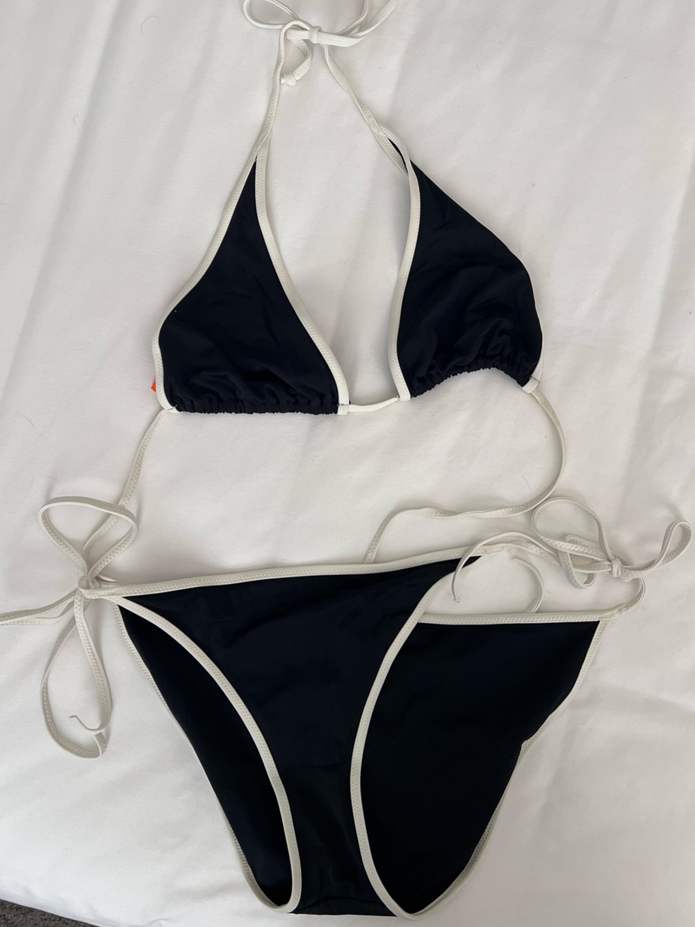 Joe Fresh Black Bikini with White Trim